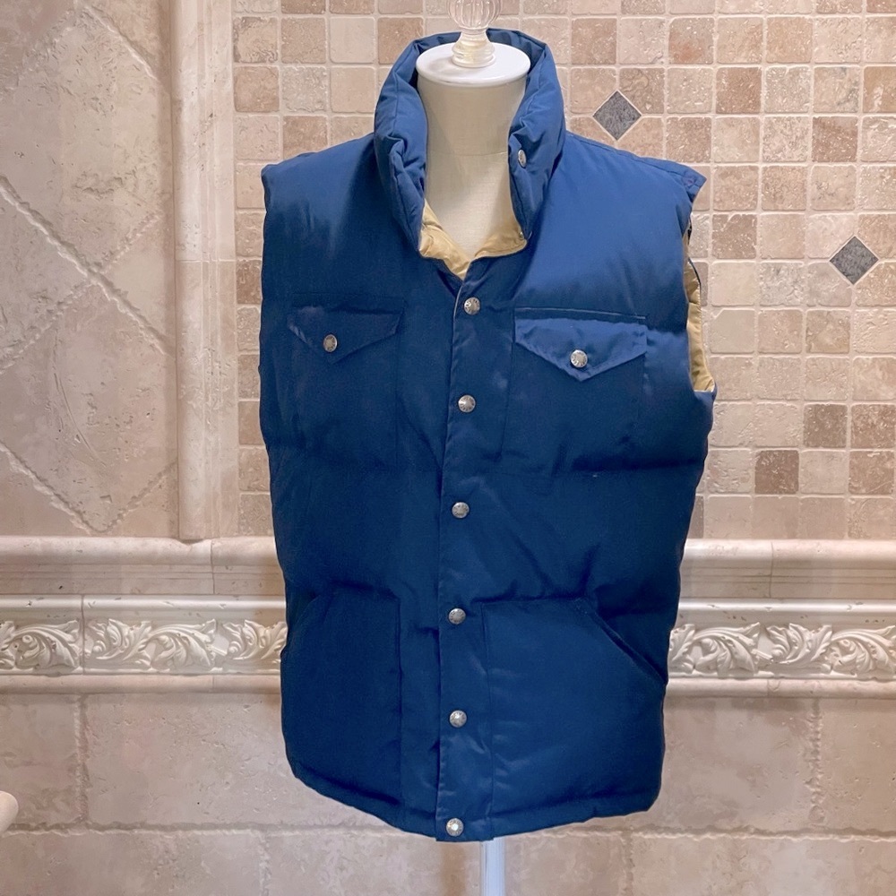 North Face Vintage 80’s Brown Label Down Filled Puffer Vest